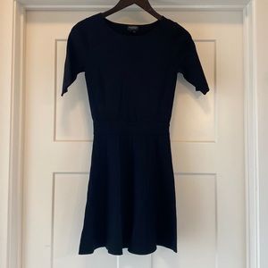 Club Monaco Knit Pleat Detail dress